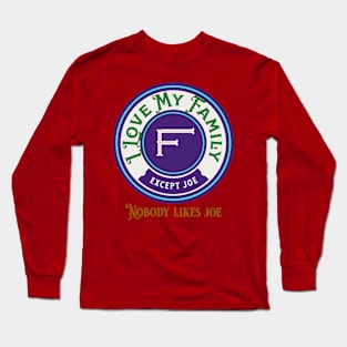 I Love My Family Design Long Sleeve T-Shirt